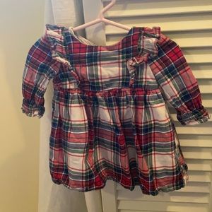 Baby Gap Tartan Plaid Christmas 3-6 Month Dress